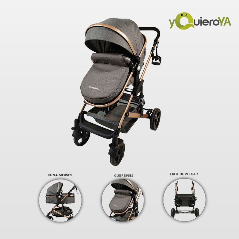 Coche Bebe Moises Happy Baby